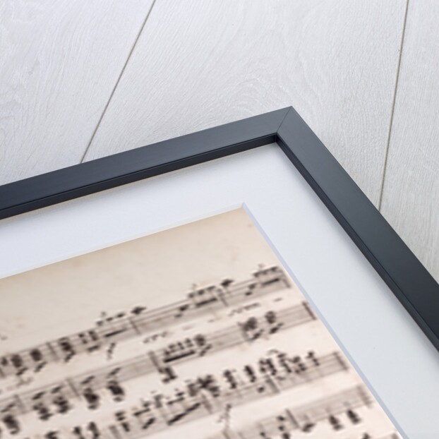 Handwritten sheet music by Anonymous