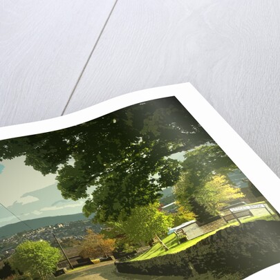 Tintwistle Village Scene by Sarah Smith