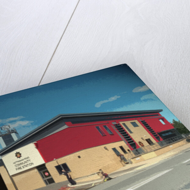 Nottingham Road Fire Station in Derby by Sarah Smith