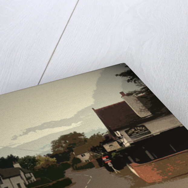 Village Scene in Ednaston by Sarah Smith