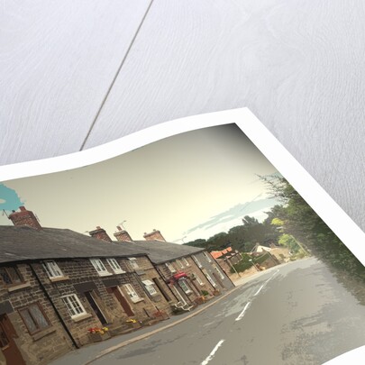 Row of Cottages in Ravenfield by Sarah Smith