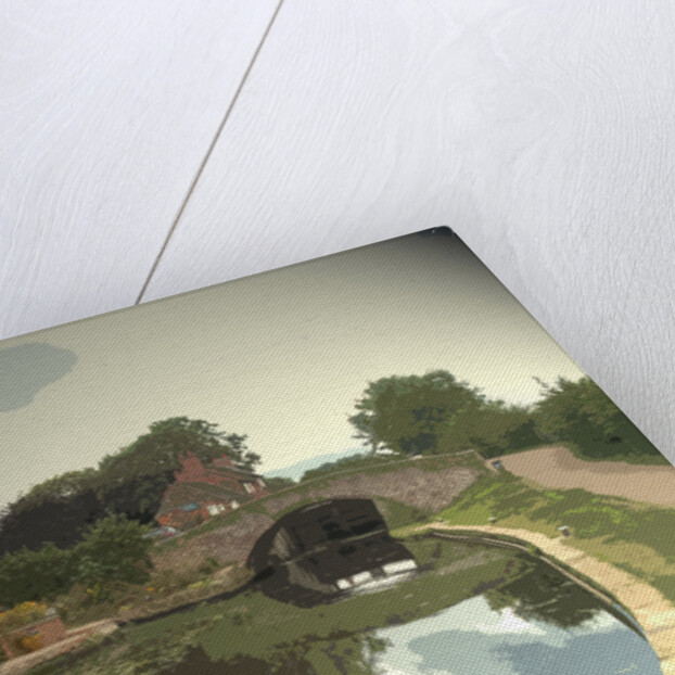 Approaching Sandiacre Lock on the by Sarah Smith