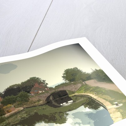 Approaching Sandiacre Lock on the by Sarah Smith