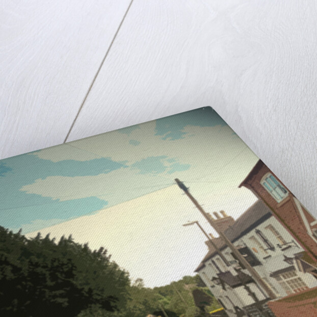 Village Scene in Ockbrook by Sarah Smith