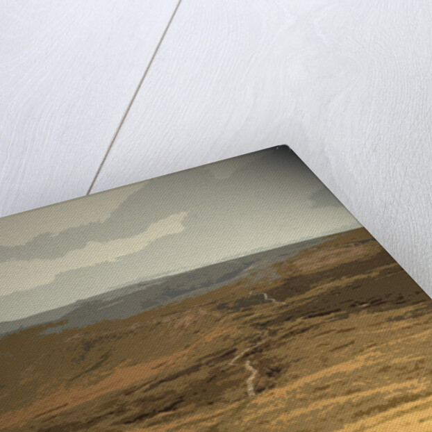 Paved Upland Path on Edale Moor by Sarah Smith