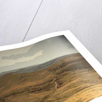 Paved Upland Path on Edale Moor by Sarah Smith