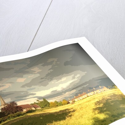 Abbey Fields and St Michael's Church in by Sarah Smith