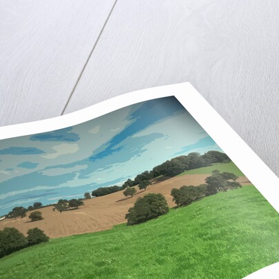 Farmland near Osmaston by Sarah Smith