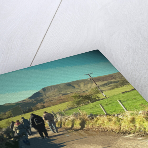 Walkers on Hollowford Road by Sarah Smith