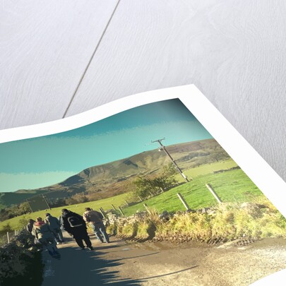 Walkers on Hollowford Road by Sarah Smith