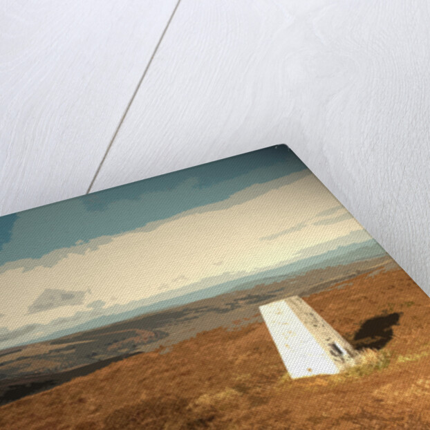 Triangulation Pillar on Burbage Edge by Sarah Smith