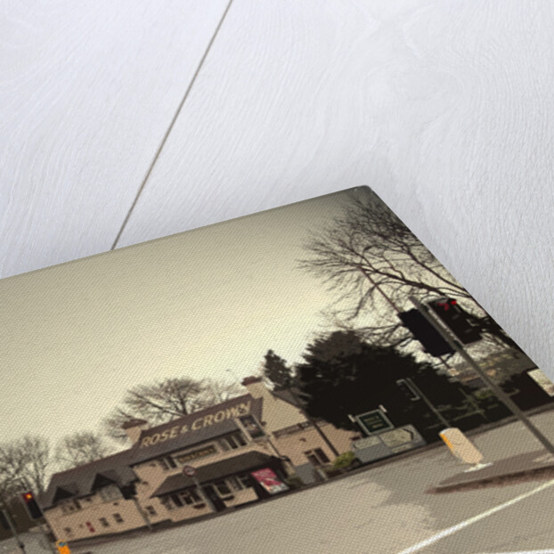 Crossroads and Pub near Smalley by Sarah Smith