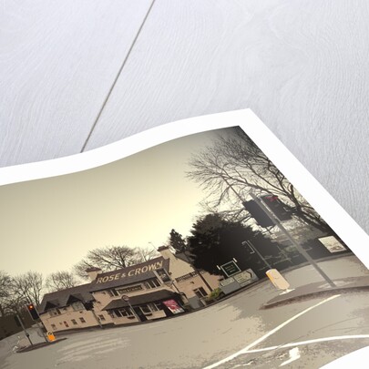Crossroads and Pub near Smalley by Sarah Smith
