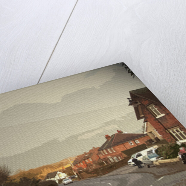 Village Scene in West Hallam by Sarah Smith