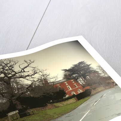 Station Road in Little Eaton by Sarah Smith