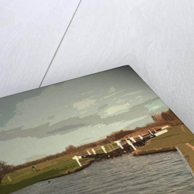 Aston Lock on the Trent and Mersey Canal by Sarah Smith