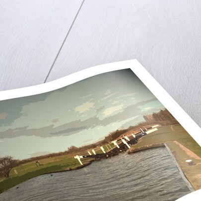 Aston Lock on the Trent and Mersey Canal by Sarah Smith