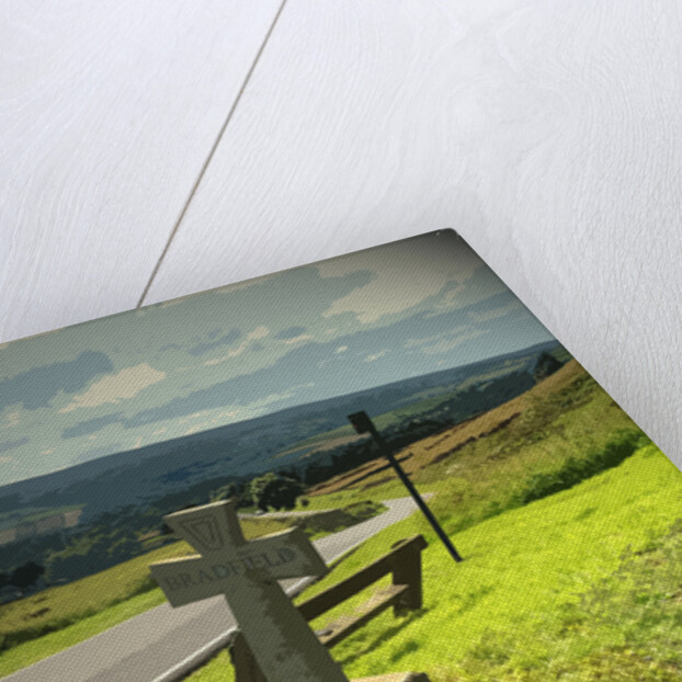 Overlooking High Bradfield from Kirk by Sarah Smith
