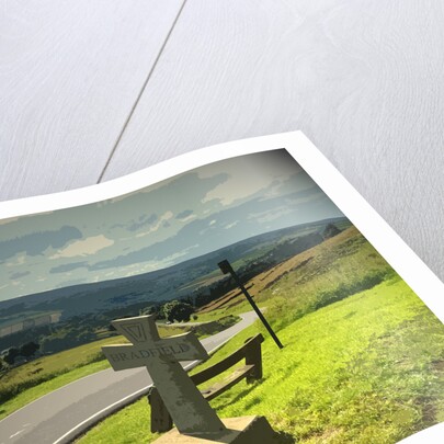 Overlooking High Bradfield from Kirk by Sarah Smith