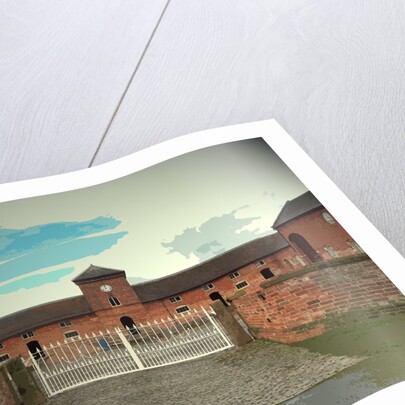 Courtyard and Clock Tower at Sapperton by Sarah Smith