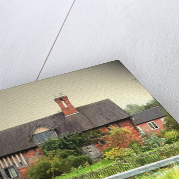 Timber-framed Cottage on Flackets Lane. Situated close to the A50 Road by Irene Johnson