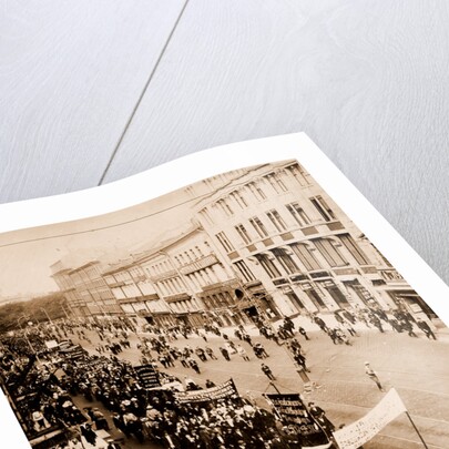 Demonstration on the Nevski Prospect, Petrograd, Saint Petersburg Russia by Anonymous