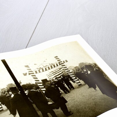 Admiral Togo and other Japanese naval officers being greeted by government officials by Anonymous