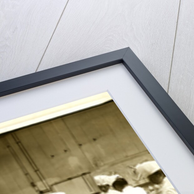 Japanese doctors operating on a patient's wound by Anonymous