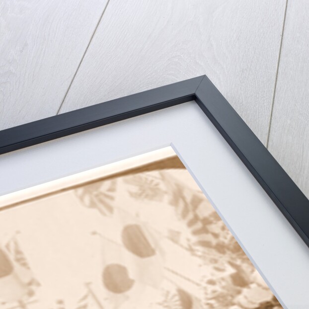 Benten-dori, an important native street of Yokohama, with feast-day decorations, Japan by Anonymous