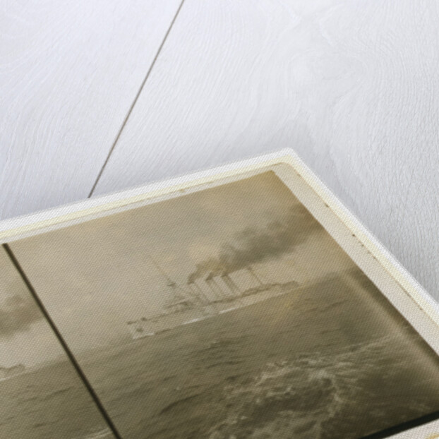 An American cruiser arriving in New York, probably at the time of the Portsmouth Peace Conference by Anonymous