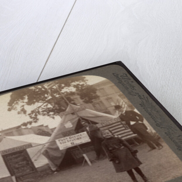 A crude post office - reorganizing the mail service after the earthquake, San Francisco, California, USA by Anonymous
