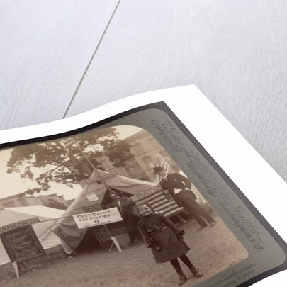 A crude post office - reorganizing the mail service after the earthquake, San Francisco, California, USA by Anonymous