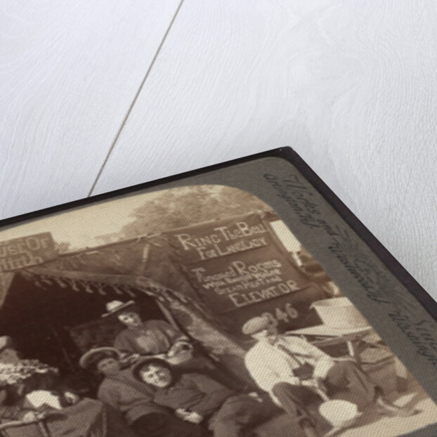 Fun making by the earthquake refugees - a temporary home, San Francisco, California, USA by Anonymous