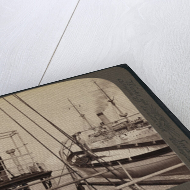 President Roosevelt on the Mayflower, reviewing the Naval parade off Long Island by Anonymous