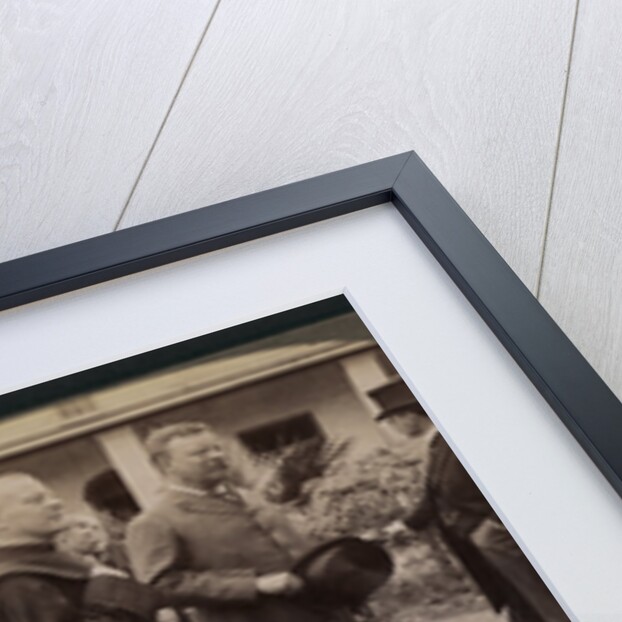 Theodore Roosevelt and party at the Old Mission of the Franciscan Fathers, Santa Barbara, California by Anonymous