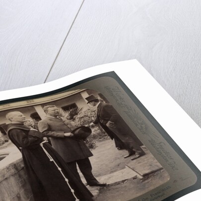 Theodore Roosevelt and party at the Old Mission of the Franciscan Fathers, Santa Barbara, California by Anonymous