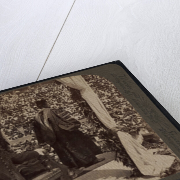 President Roosevelt in academic robe addressing students and citizens at Berkeley, California by Anonymous