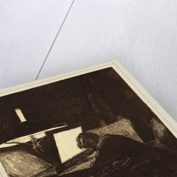 Printmaker (Le Graveur), 1861 by François Bonvin
