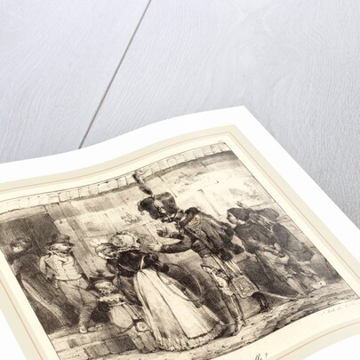 Seriez vous sensible?, 1823 by Nicolas-Toussaint Charlet
