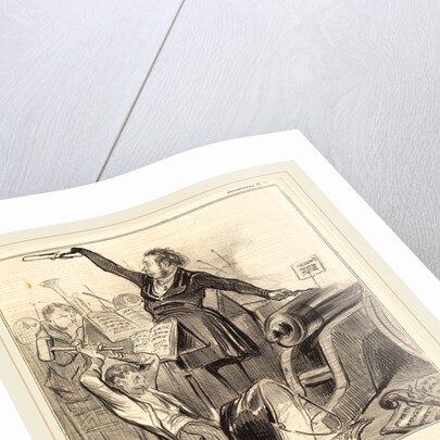 Musique pyrothecnique, Charivarique et Diabolique, 1838 by Honoré Daumier