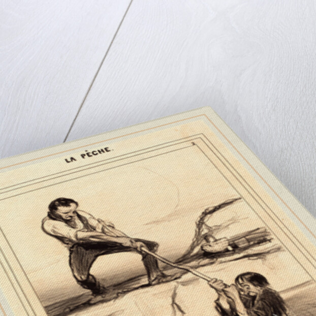 Le Barbillon entraine, 1840 by Honoré Daumier