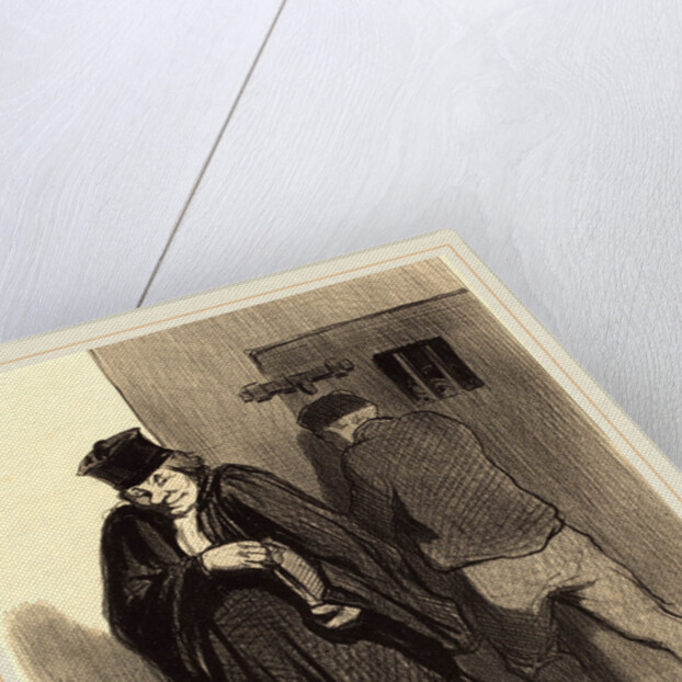Il parait que mon gaillard est un grand scélérat, 1848 by Honoré Daumier