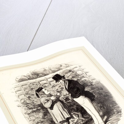 Monsieur voila vingt ans que je poursuis l'union de, 1846 by Honoré Daumier