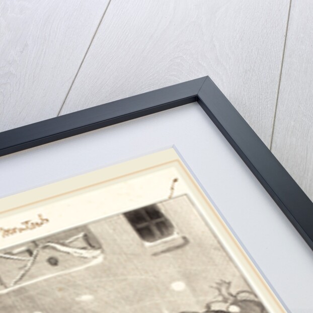 Un Surveillant obligé de fermer l'oeil, 1845 by Honoré Daumier