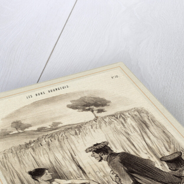 Une Idylle dans les blés, 1847 by Honoré Daumier