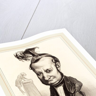 L.F. Raymond Wolowski, 1849 by Honoré Daumier