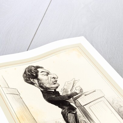 Eugène Rouher, 1850 by Honoré Daumier