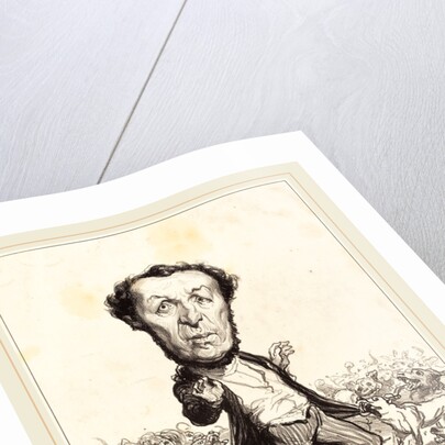 Ovide Remilly, 1850 by Honoré Daumier