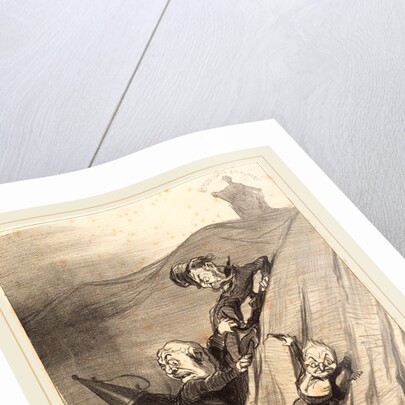 Un Chemin dangereux, 1851 by Honoré Daumier