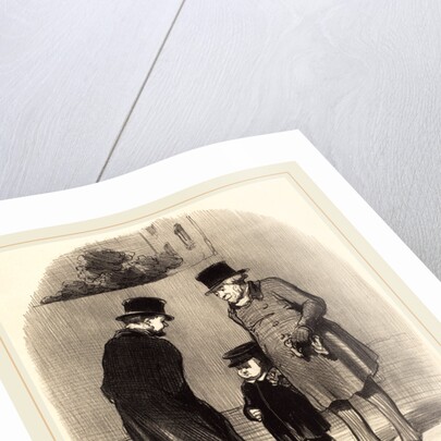 Oui, monsieur Chapuzot, 1852 by Honoré Daumier